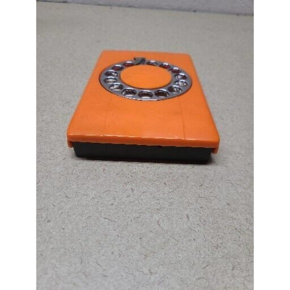 Vintage Orange Telephone Index Rotary Dial Address Book Retro - Picture 4 of 6